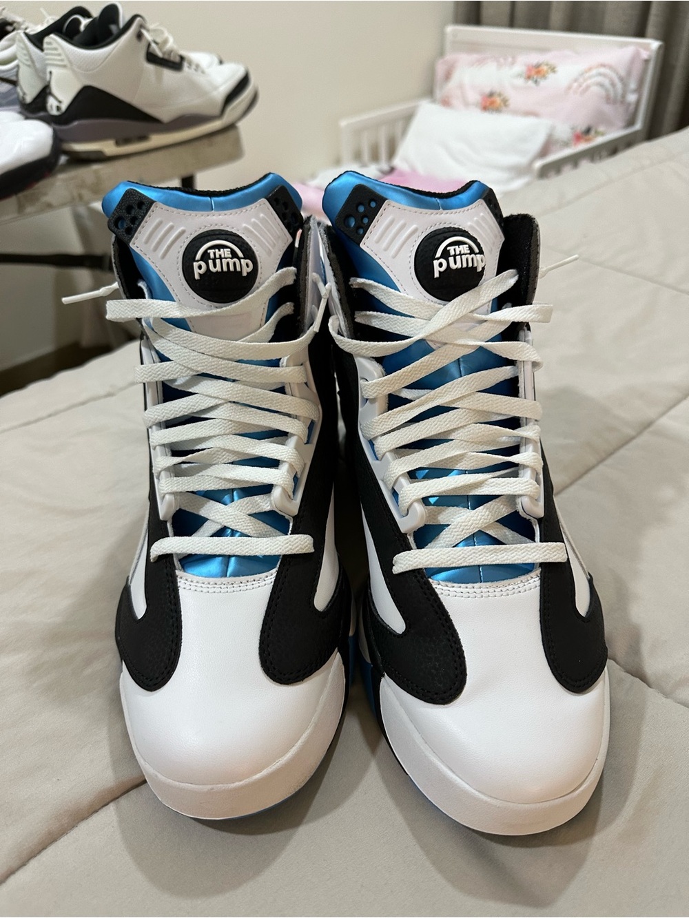 Reebok The Pump Men’s Sneakers - White/Black/Blue